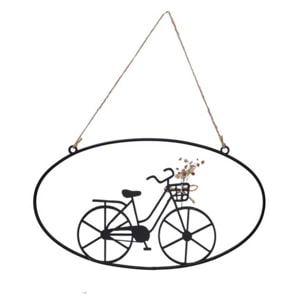 Bicicletta in metallo nero cm30x16,5