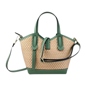 Borsa a mano Cheval Firenze Gallipoli Mini Verde Salvia