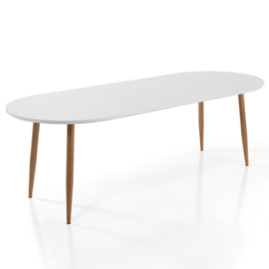 Tomasucci Table extensible TOLOSA Blanche