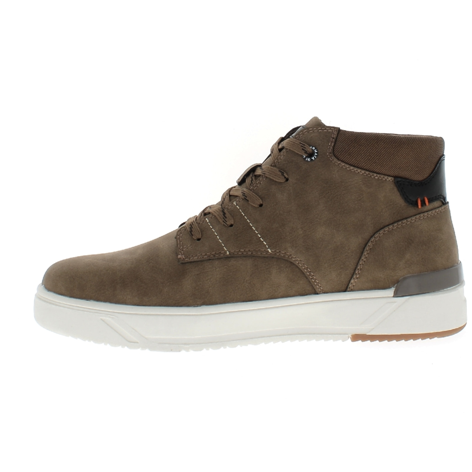 Armata di Mare Scarpe Uomo Sneakers Mid Casual Stringate con Soletta Rimovibile in Memory Foam AMU W24D646 Brown