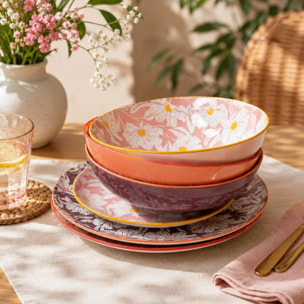 Lot de 6 assiettes creuses, OPHELIA