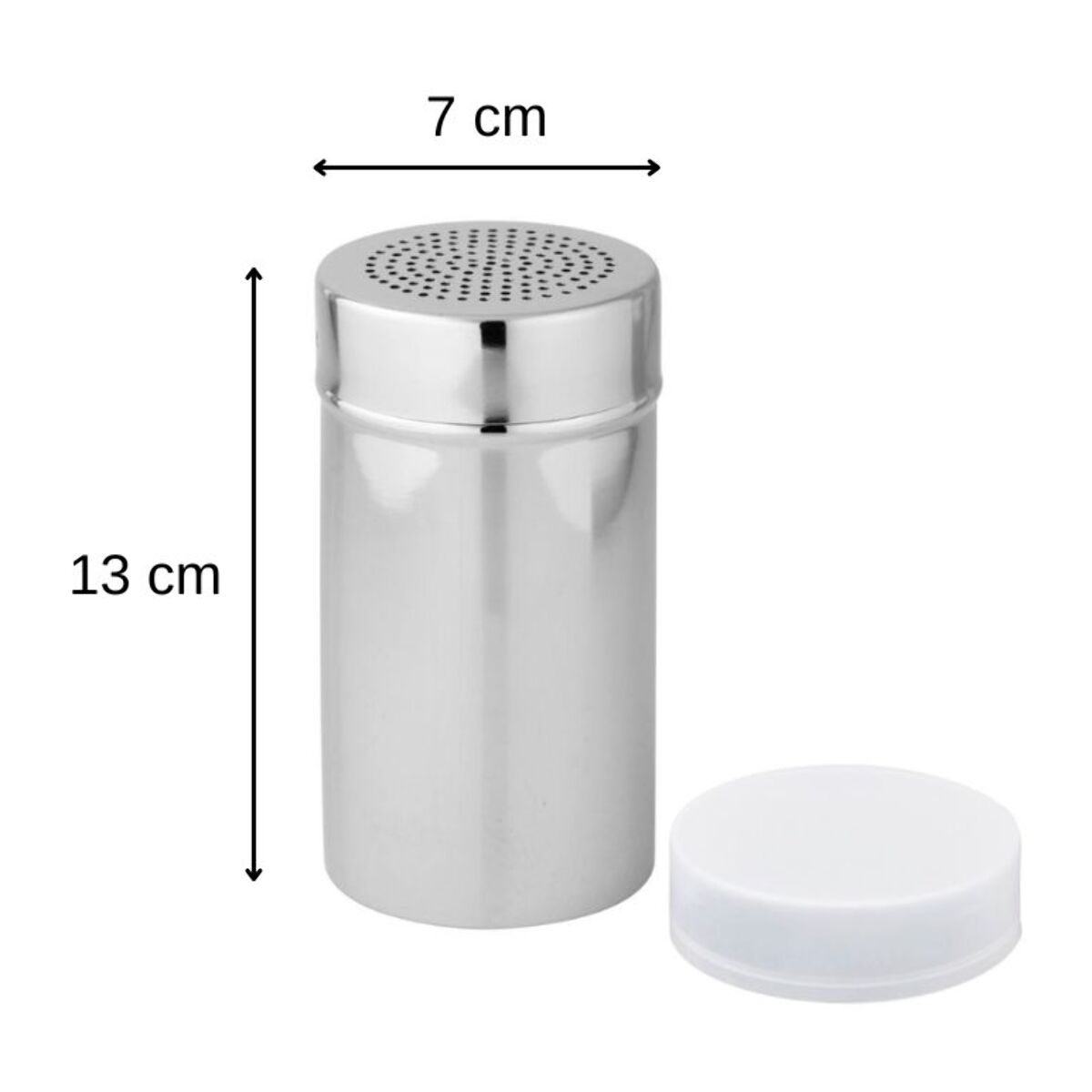 Ensemble de 2 Saupoudreuses de cuisine avec couvercle 13 cm Fackelmann Divers