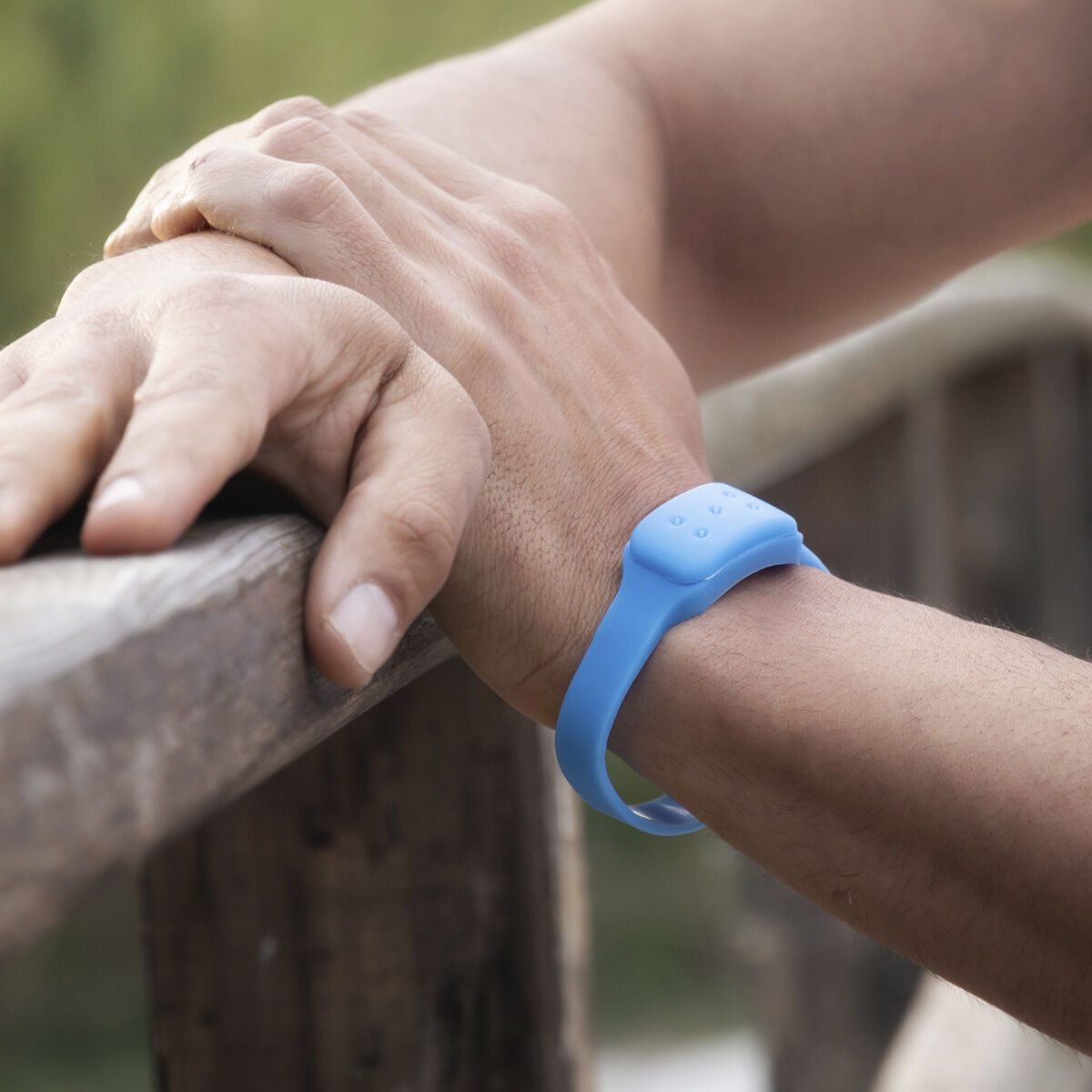 Bracelet Anti-moustiques à la Citronnelle InnovaGoods - Vert