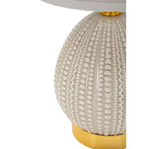 LAMPADA DA COMODINO FLAVI GRIGIA CM Ø 15X30,5