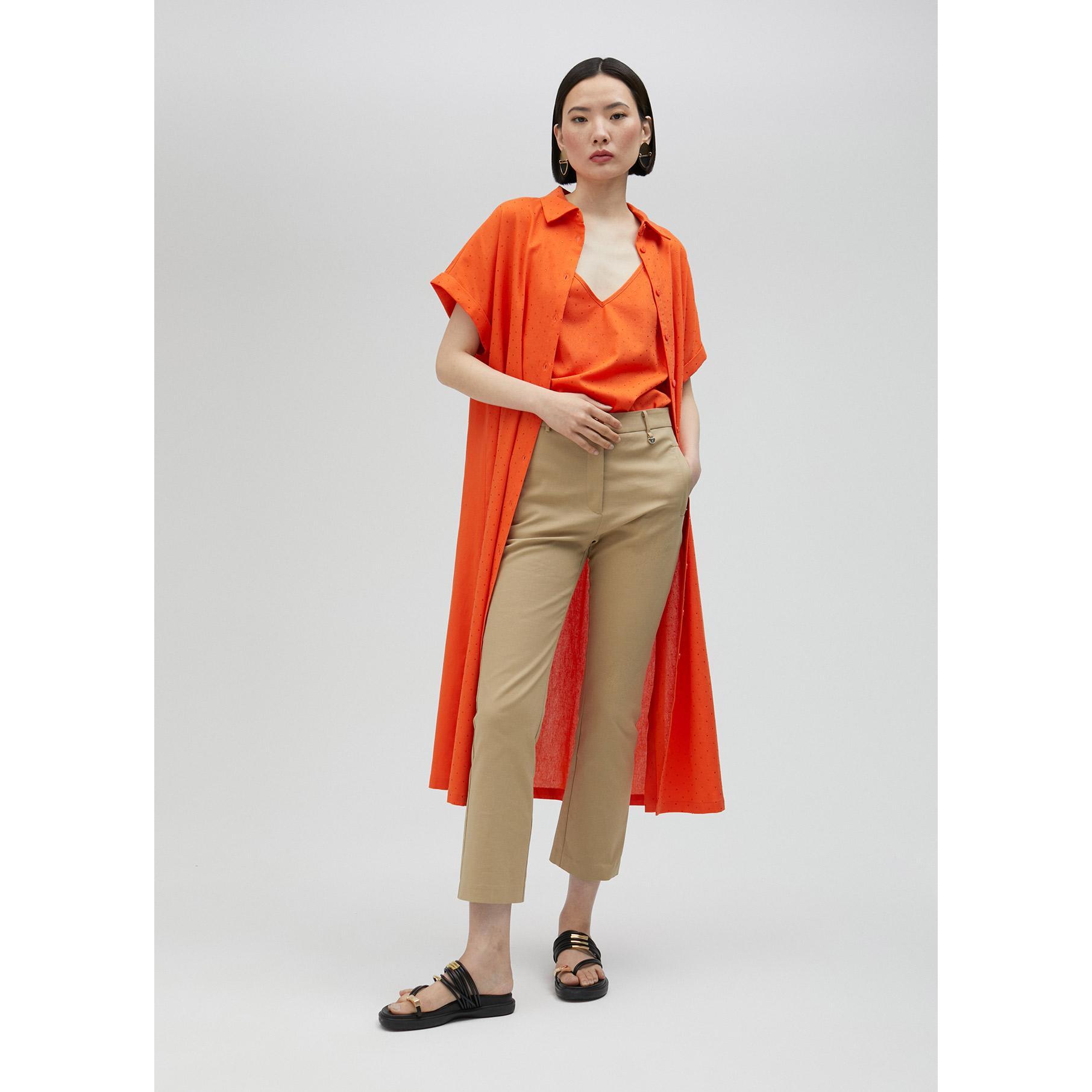 Top con spalline e strass