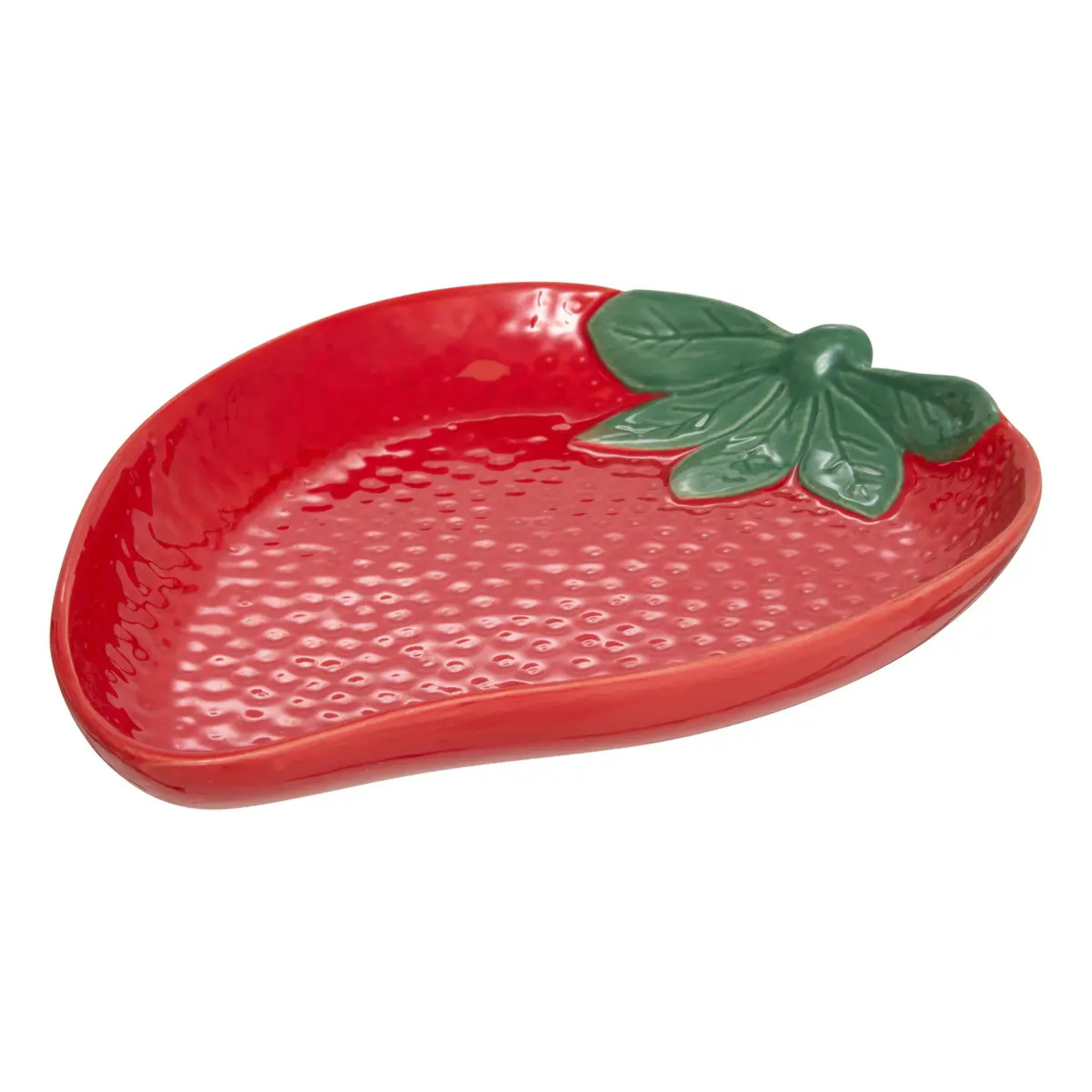 Coupelle fraise Fruity 21x16cm rouge