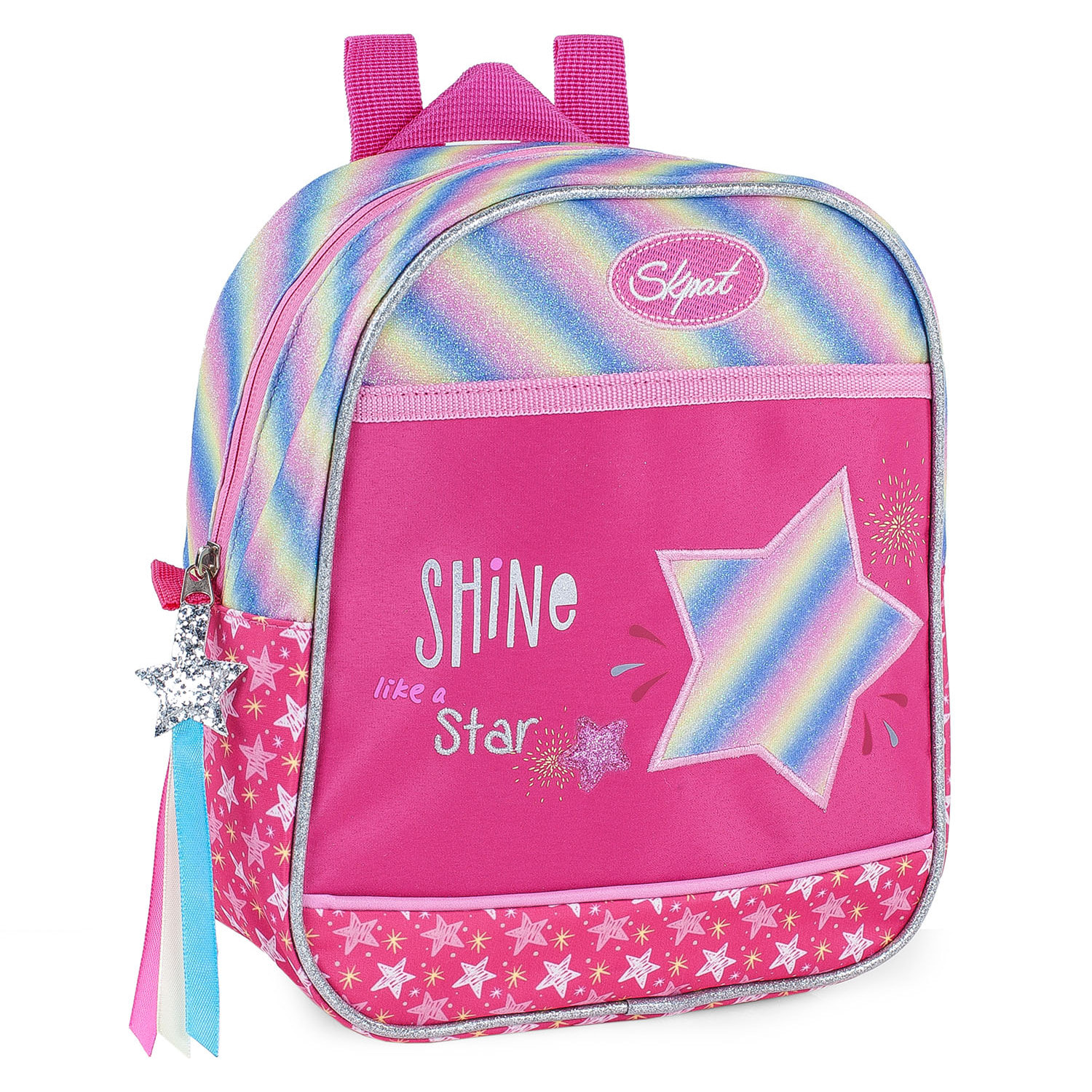 Mochila Skpat Shine Like A Star Fucsia