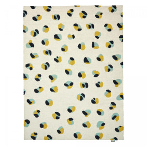 Tapis salon et chambre fait à la main en laine motif simple DORMEUX