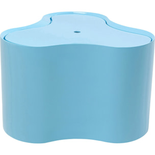 Table basse Lotus 30cm bleue Kare Design