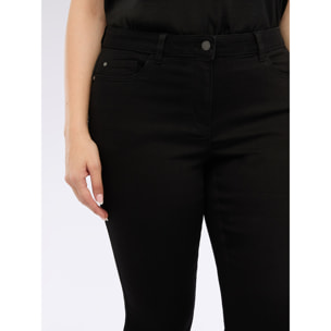 Fiorella Rubino - Jeans kick flare lavado oscuro - Negro