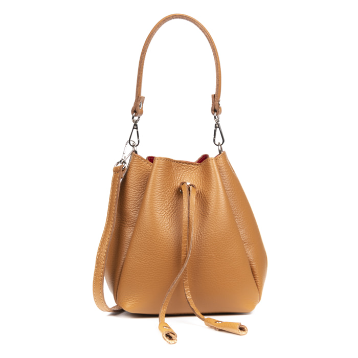 Idea Bolso de mano Mujer. Piel auténtica Dollaro.