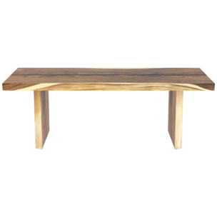 Table rectangulaire 10 personnes en bois de suar 240 cm - Tanah