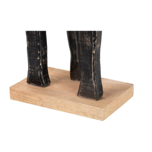 Figura Madera De Mango 20x13x44 Cm