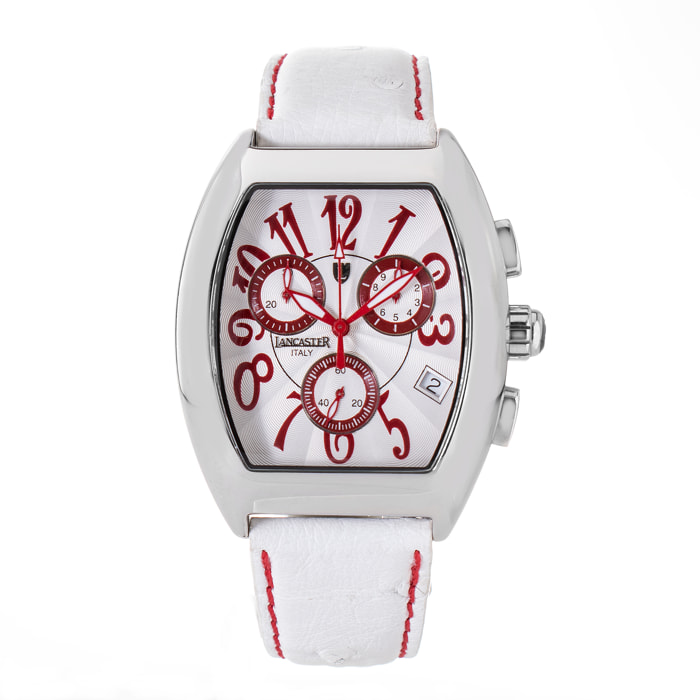Reloj Lancaster OLA0204S-SL-RS-BN-RS Hombre Analogico Cuarzo con Correa de Piel