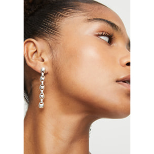 Pendiente SER INTRÉPIDA PLATEADO U