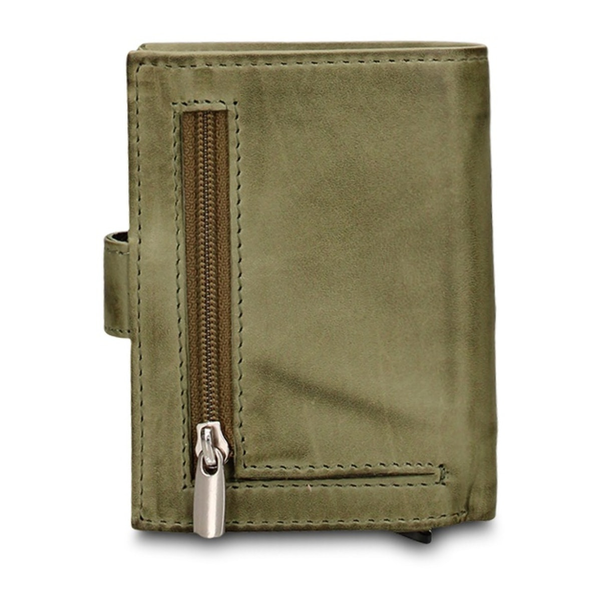 Portafoglio uomo in vera pelle - Modello Astor Prime - Casual - 7.5 x 10.0 x 2.0 cm