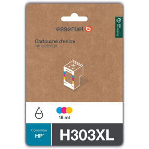 Cartouche d'encre ESSENTIELB H303 XL 3 couleurs