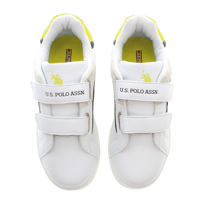 Sneakers U.S. Polo Assn White Yellow