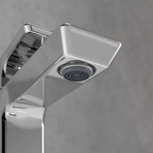 Mitigeur lavabo compact Subway 3.0 sans tirette Or brossé