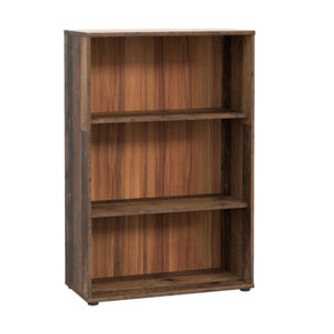 Étagère H. 111 x L. 74 cm décor bois vintage avec 2 étagères - MIA