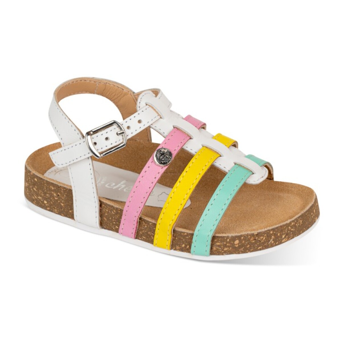 Sandalia Bios Piel  Cabra. Hebilla