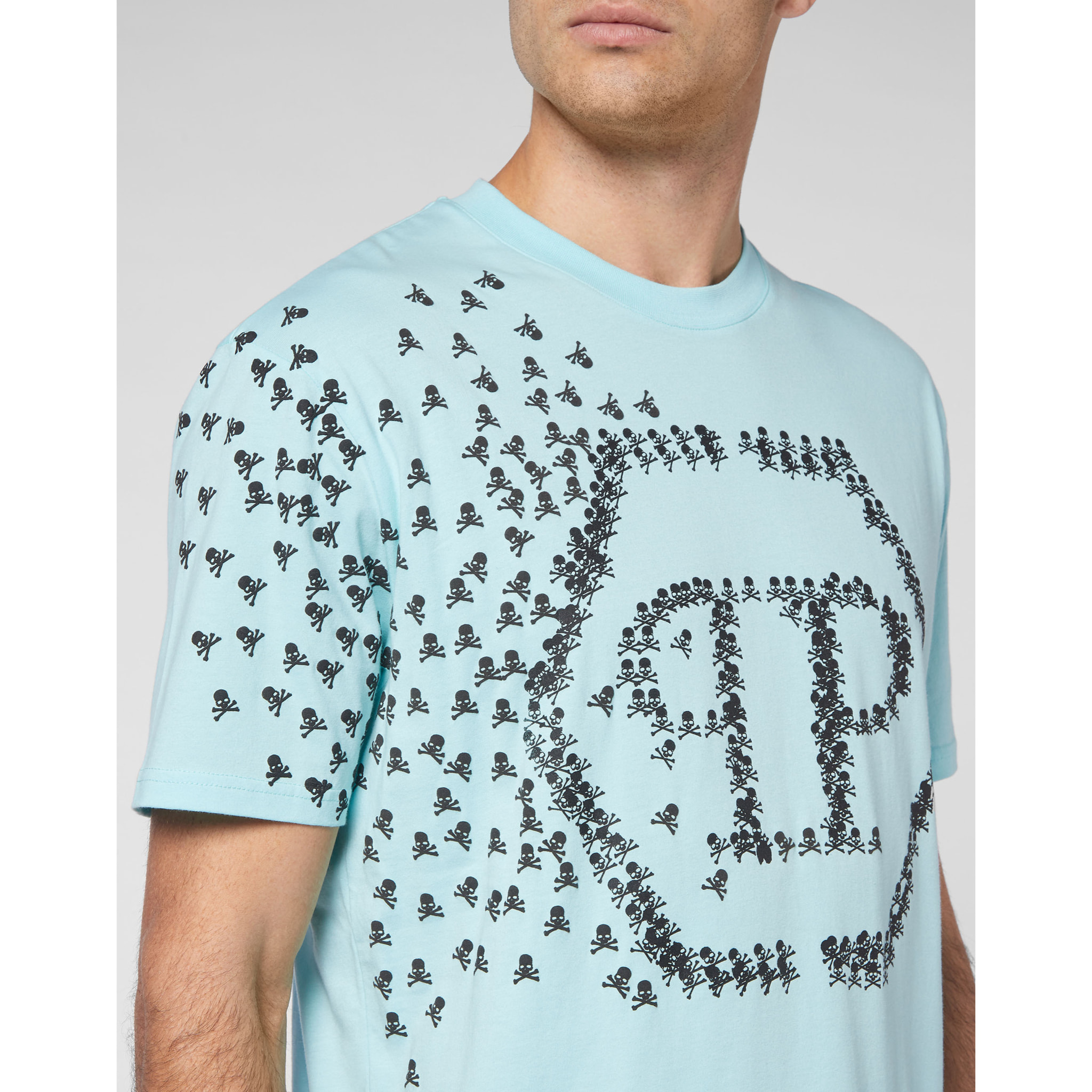 PHILIPP PLEIN T-Shirt Round Neck SKULL&BONES