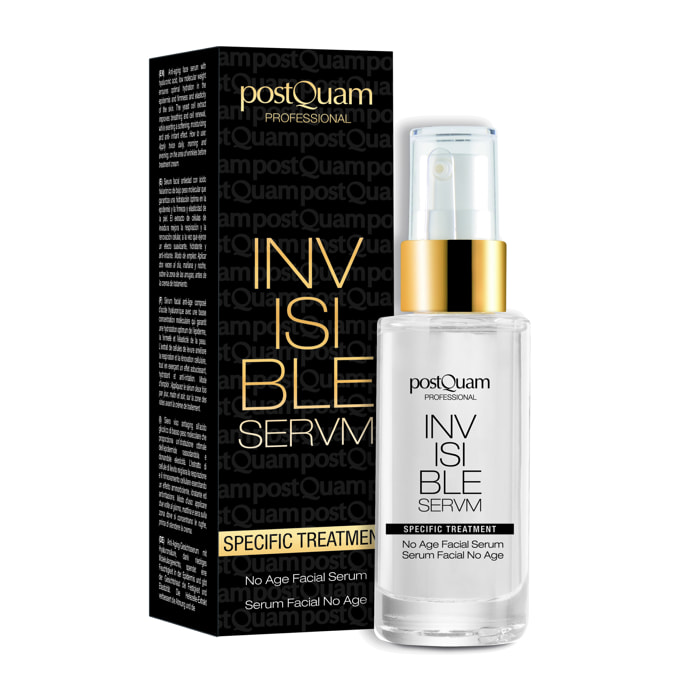 Sérum visage invisible à l'acide hyaluronique 30 ml.