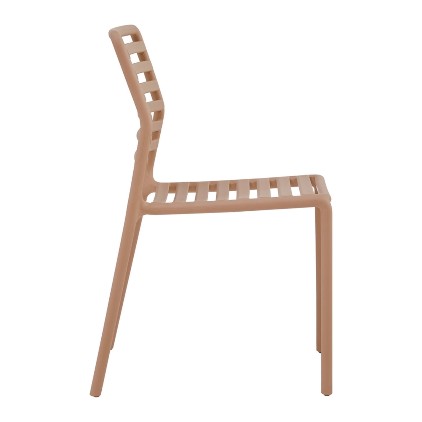 Set da 4 sedie da giardino in polipropilene tortora – Lagos