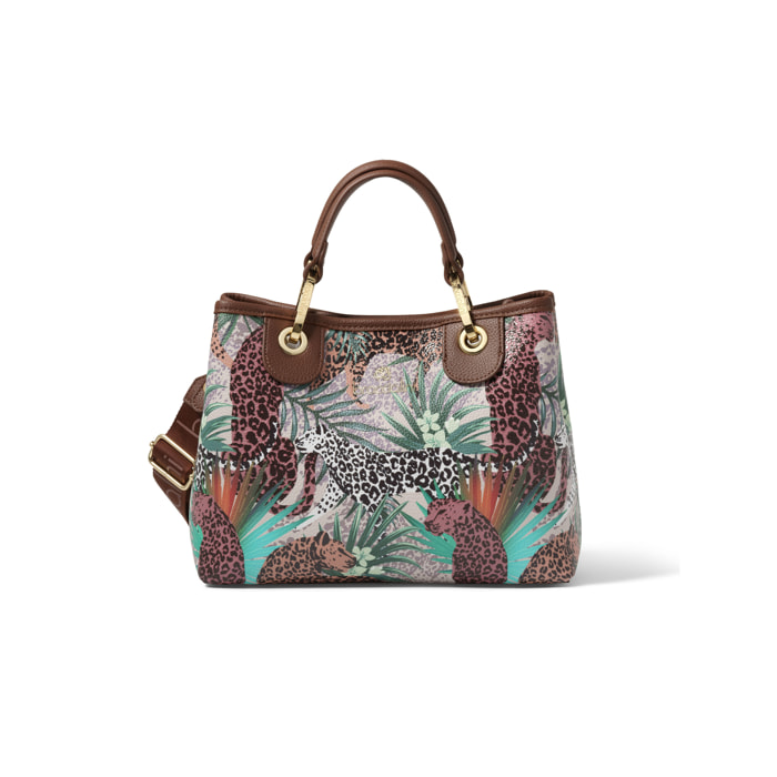 Borsa a mano  da donna In Poliestere e Poliuretano Prodotto artigianale 28x21,5x13 cm