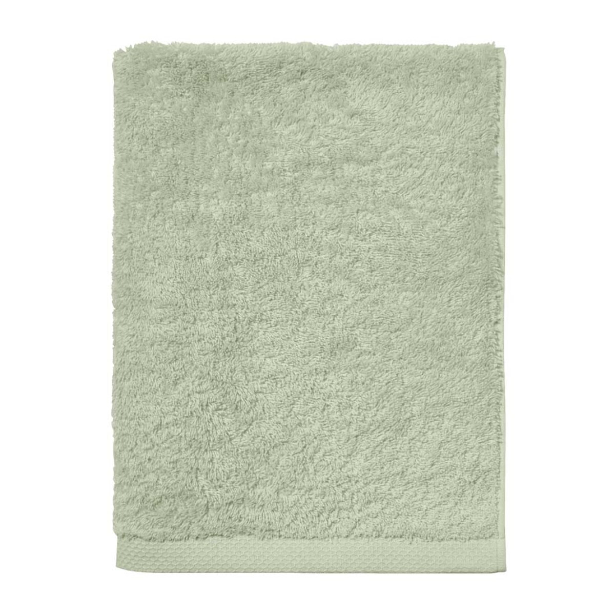 Drap de bain unie en coton, AQUA, Vert sauge