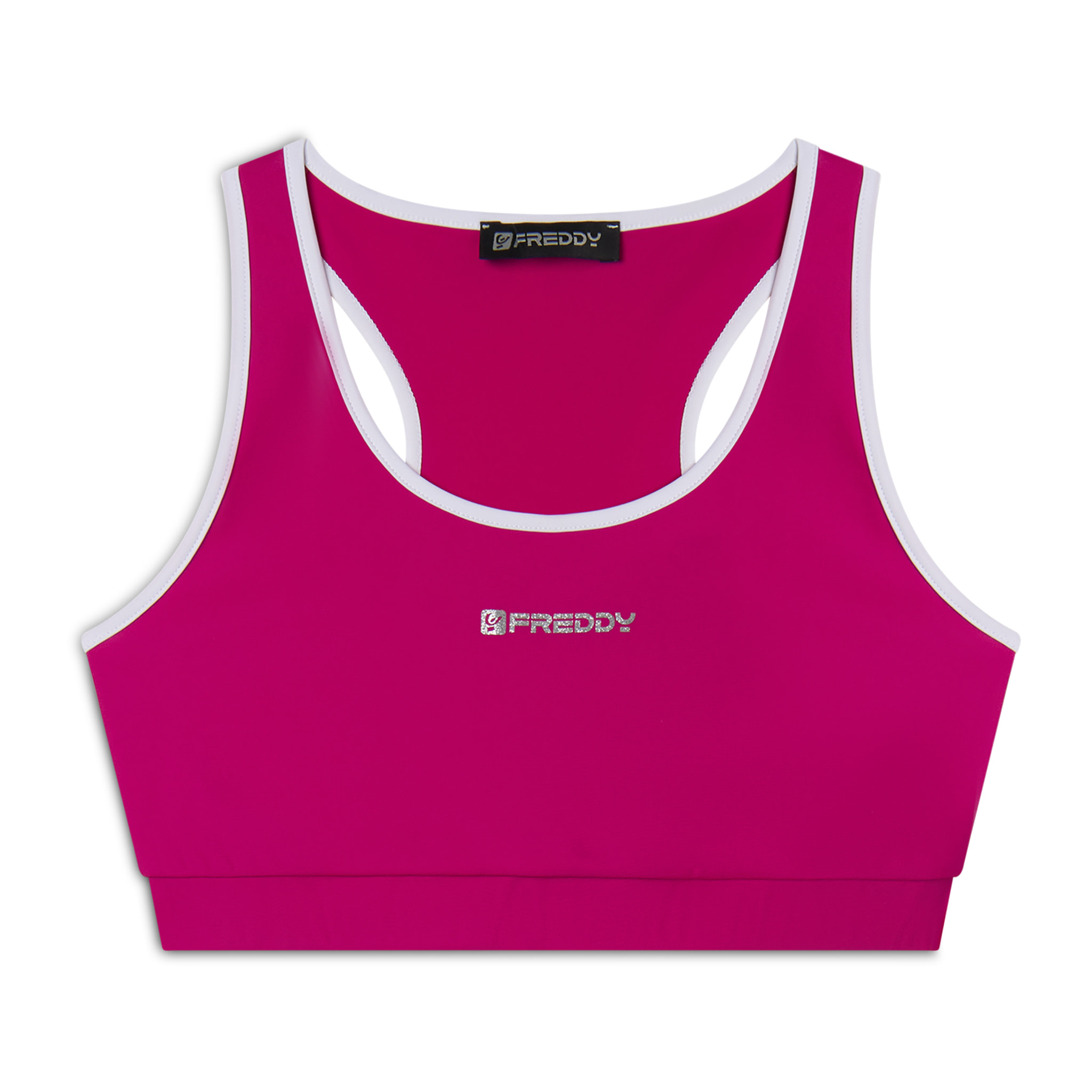 Reggiseno Sportivo con Supporto Medio e bordature a contrasto