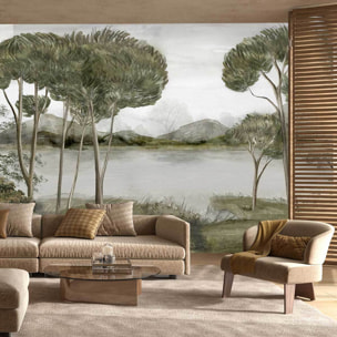 Papier peint panoramique scandi Intissé