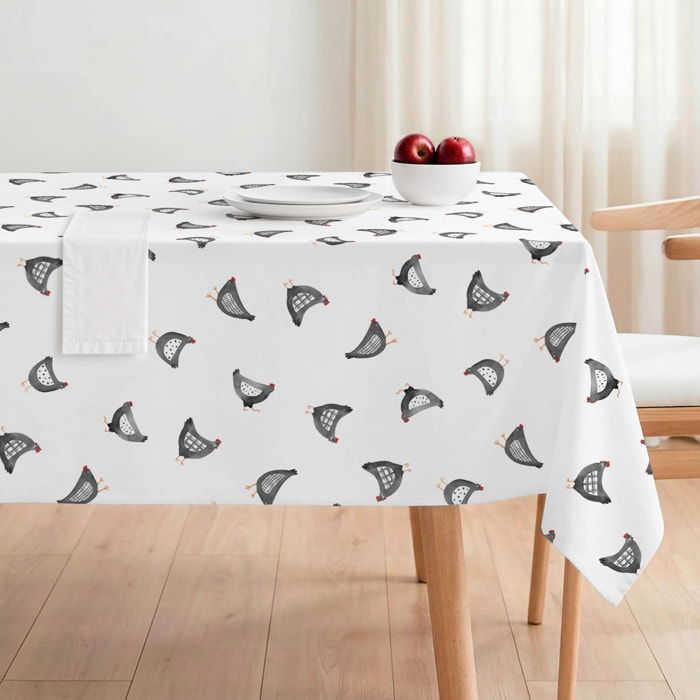 Nappe anti-taches GALLINAS NOIR - enduite