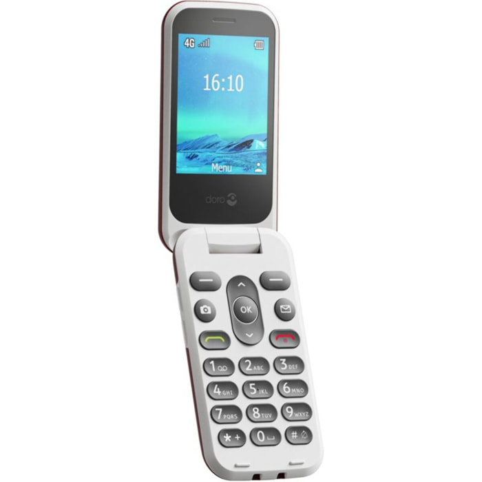 Téléphone portable DORO 2820 Rouge / Blanc