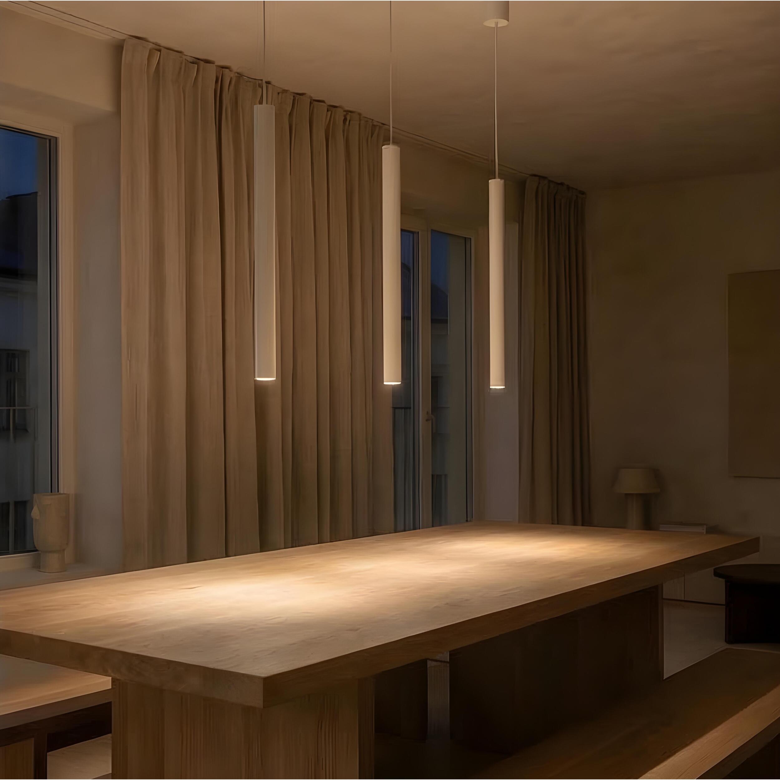 Ledsc4 LedsC4 - Lámpara Colgante LED Interior, Diseño Contemporáneo, Luz Cálida 2700K-3000K, Altura Ajustable, Difusor Opal, 600mm, Ideal para Salones y Comedores