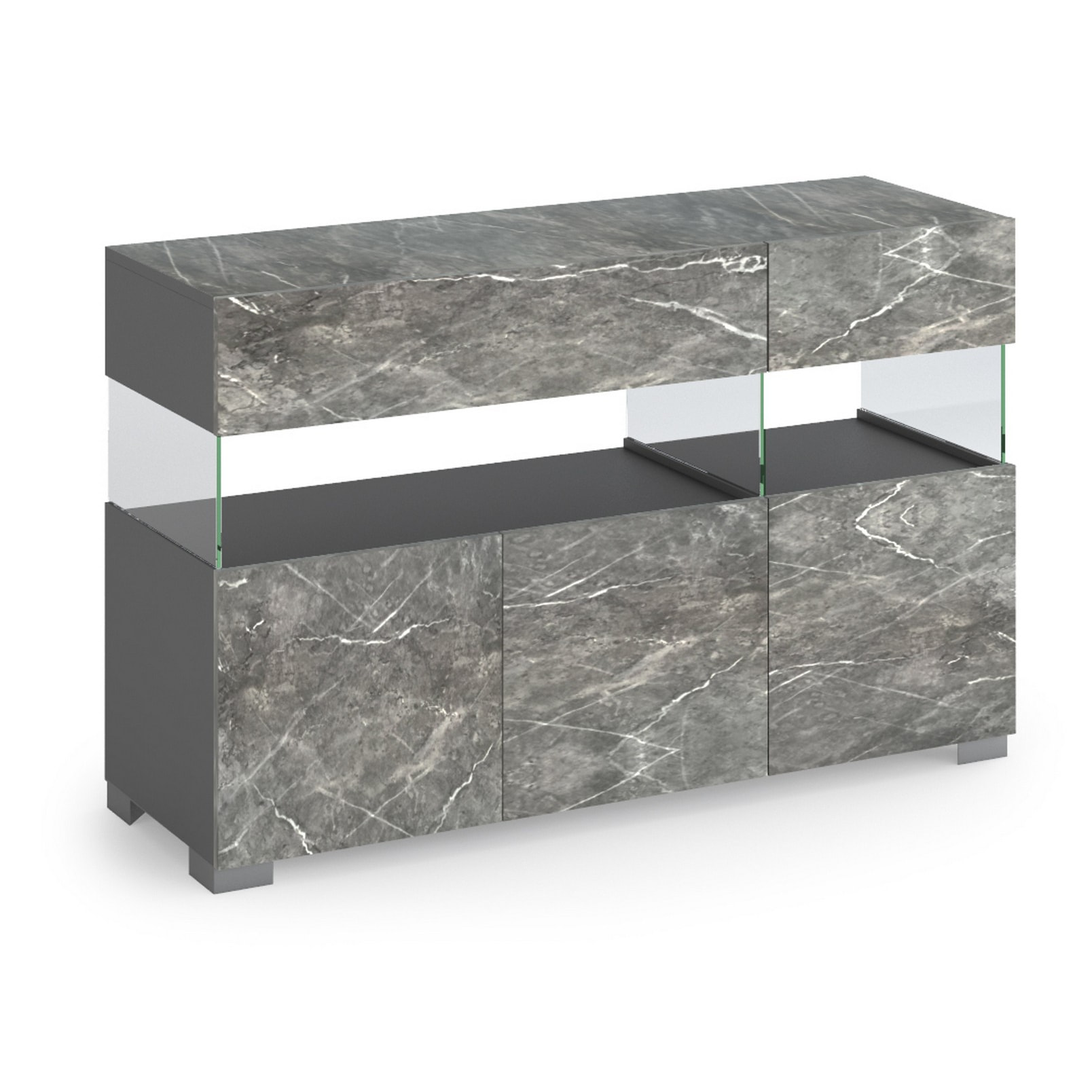 TOMASUCCI madia FLOAT MARBLE 3A Multicolore