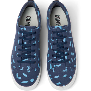 Sneakers - CAMPER Runner Up - Blu - Pelle nabuk