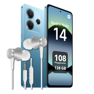 Xiaomi Redmi Note 14 4G Versión Global 8GB/256GB + Auriculares Xiaomi