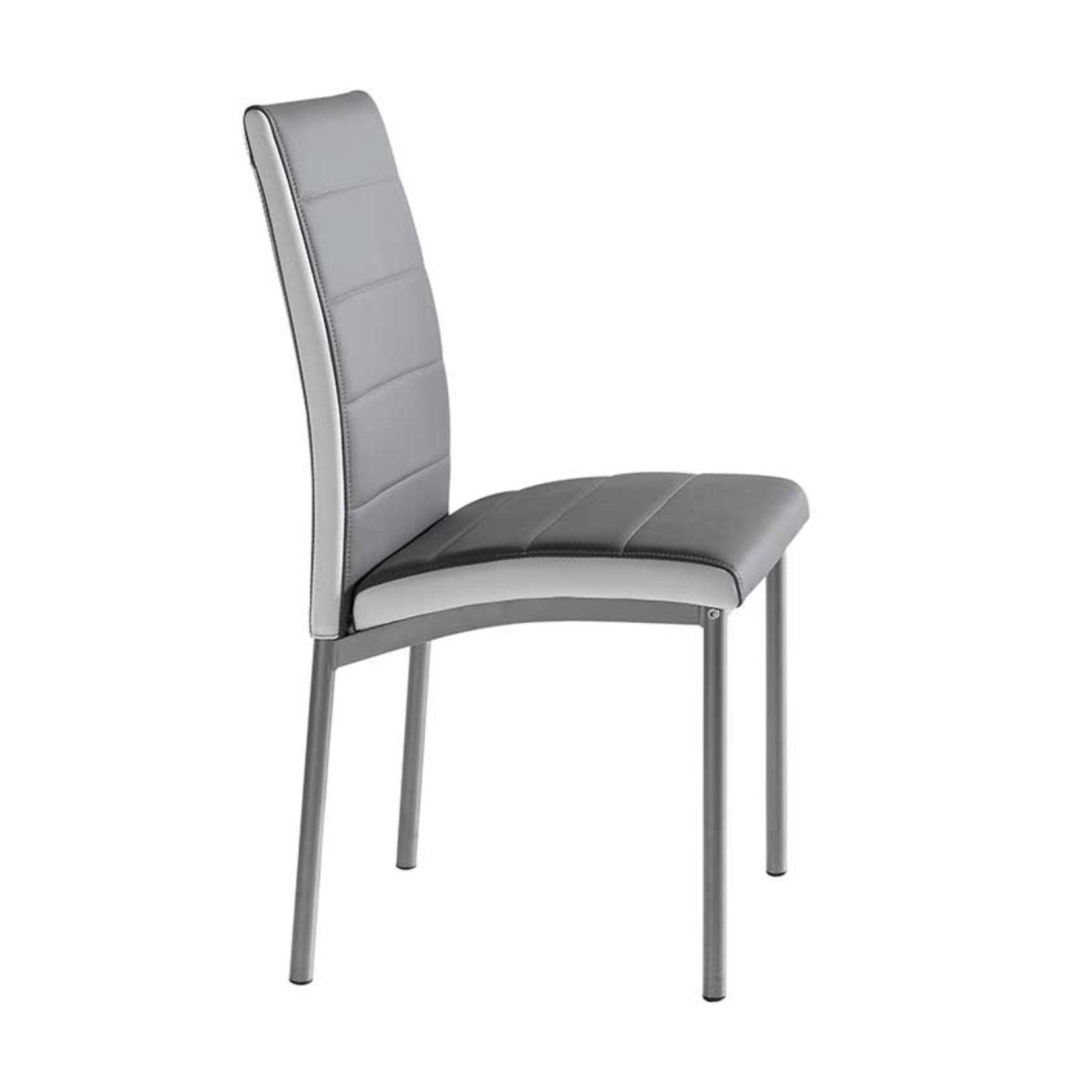 Set de 4 sillas – Polipiel en dos colores