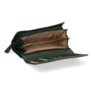 Portafoglio da donna In Vera pelle Made in Italy 17x10x4 cm