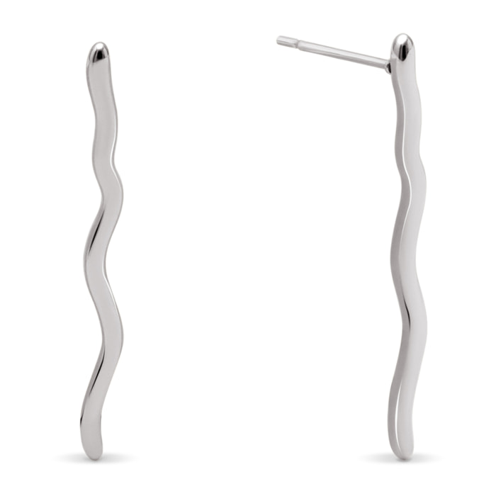 Pendientes Serpiente Acero