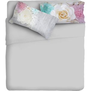 Completo letto fotografico Fine-Art IPERSAN Puro Cotone Fiori