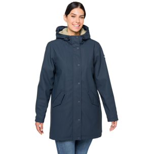 Chaqueta Hot Buttered térmica impermeable Karen azul marino