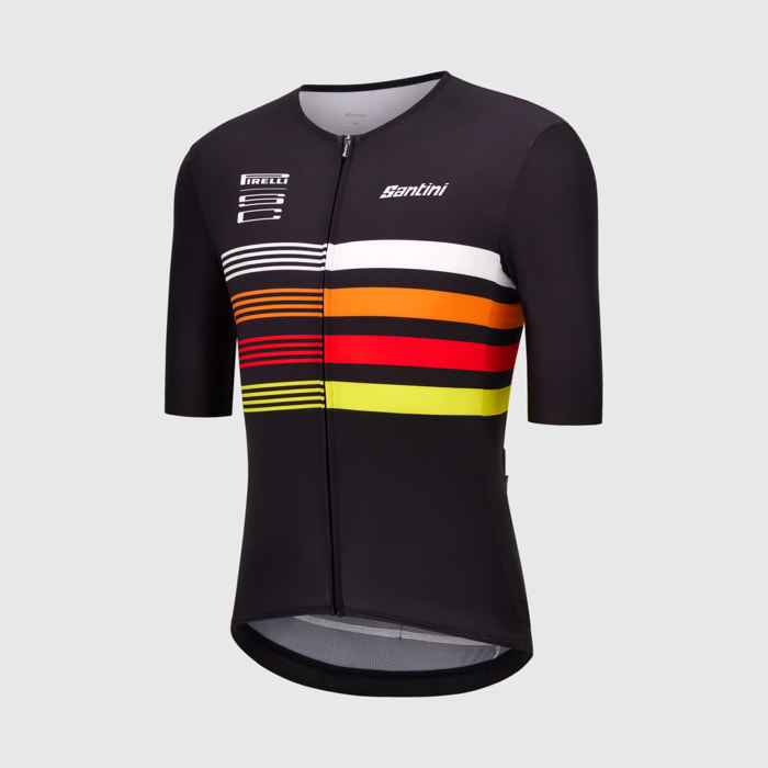 Santini X Pirelli Sport Club Tape Jersey - Nero