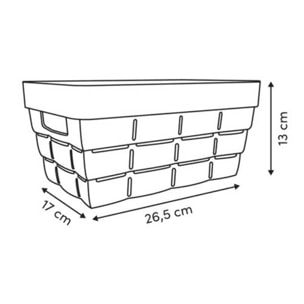 Panier Cocoa rectangulaire 5 L