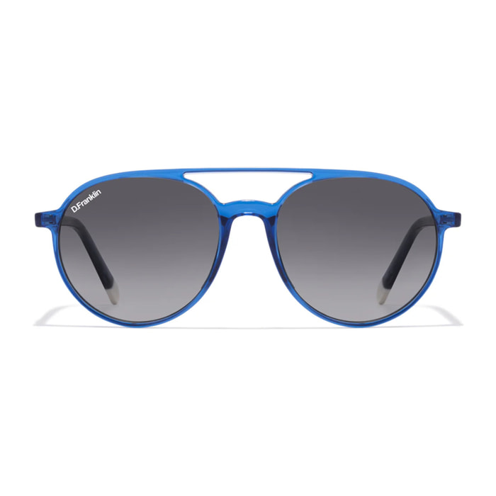 Gafas de Sol America Round Crystal Blue / Grad Blue D.Franklin