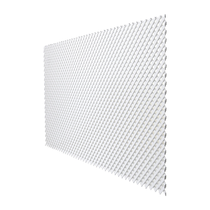 Celosía Fija Pvc Blanca 18 Mm