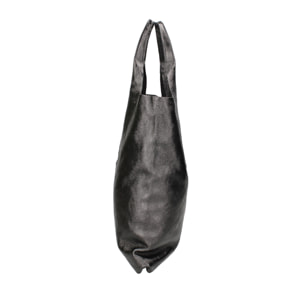 Borsa a sacca  da donna In Vera pelle Made in Italy 38x44x3 cm