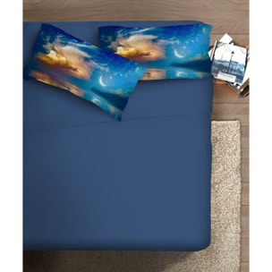 Completo letto fotografico Fine-Art IPERSAN Puro Cotone Scogliera