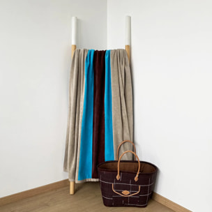Serviette de plage éponge velours Jacquard - Alto - 140x180cm - 400g/m²